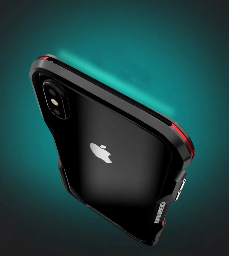 Бампер противоударный Для iphone XR X XS Max 7 8 Plus 11 Pro MAX металлическая рамка шаблон чехол для телефона iphone 11 чехол