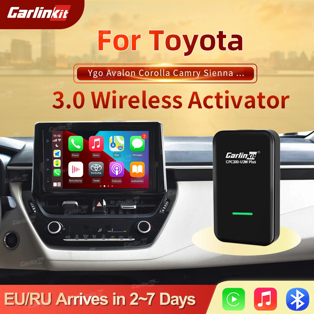 Carlinkit 3.0 For Apple CarPlay Wireless Dongle For Toyota Corolla Rav4 Camry Altis Levin FJ