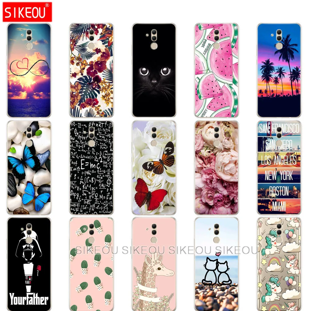 Мягкий силиконовый чехол для телефона Huawei Mate 20 Lite чехлы 6 3 дюйма прозрачный