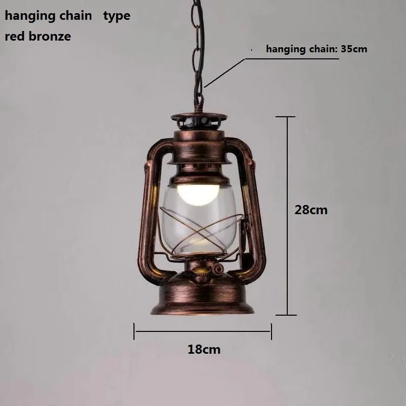 Lantern Pendant Light Retro Nostalgic Kerosene Lamp for Living Room Dining Room Restaurant Bar Club Aisles Hanging Lights pendant lighting for kitchen island Pendant Lights