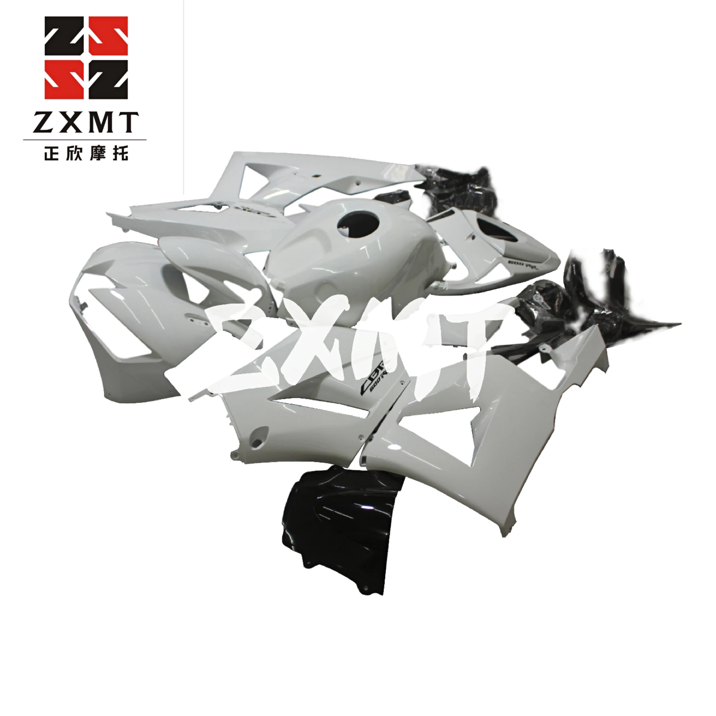 ZXMT Full Fairing Set Kit Fit For Honda CBR 600RR 2013- F5 13 18 CBR600 Gloss White Complete Bodywork Panel Injection Mould