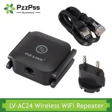 

PzzPss LV-AC24 Wireless 2.4G / 5Ghz WiFi Repeater Extender 1200Mbps Wi-Fi Amplifier 802.11N Long Range AP WI FI Signal Booster