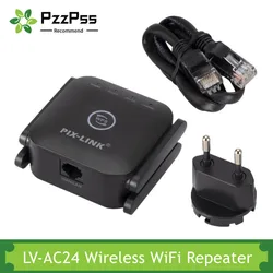 PzzPss – répéteur WiFi sans fil LV AC24 Ghz/5Ghz, 2.4 Mbps, amplificateur de Signal 802.11N à longue portée, AP 