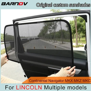 

BARNOV Car Special Curtain Window SunShades Mesh Shade Blind Original Custom For LINCOLN Continental Navigator MKX MKZ MKC