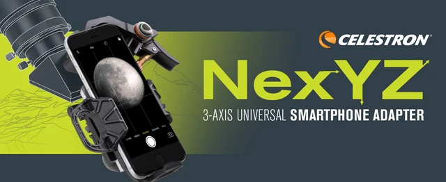 Adattatore Smartphone Celestron NexYZ Universale - Per Telescopi, Binocoli E Microscopi, Regolazione 3 Assi - Foto 8