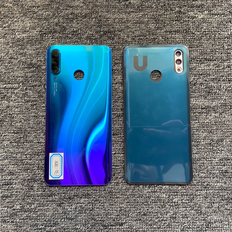 For Huawei P30 Lite LX1 L01 L21 L22 Back Housing Glass Case Battery Cover Rear Door Case Glossy Replacement Repair Parts new phone frame