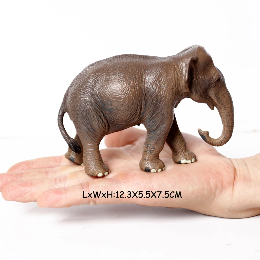 Wild Animal Mammoth Action Figure Ancient Lifelike Statue Model Table Decor LC 