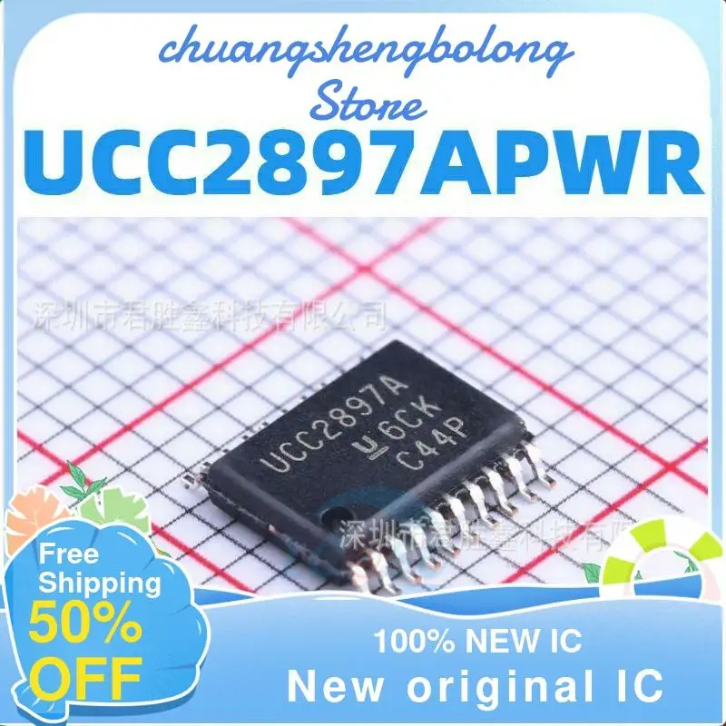 

10 шт. UCC2897A UCC2897APWR TSSOP-20 новый оригинальный IC контроллер IC Chip
