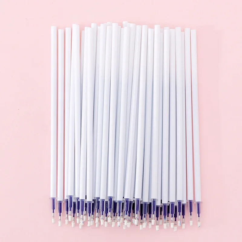 

50 pcs/pack Blue Refill Examination Writing Gel Ink Refill Pen Replace School Office Supply Escolar Papelaria