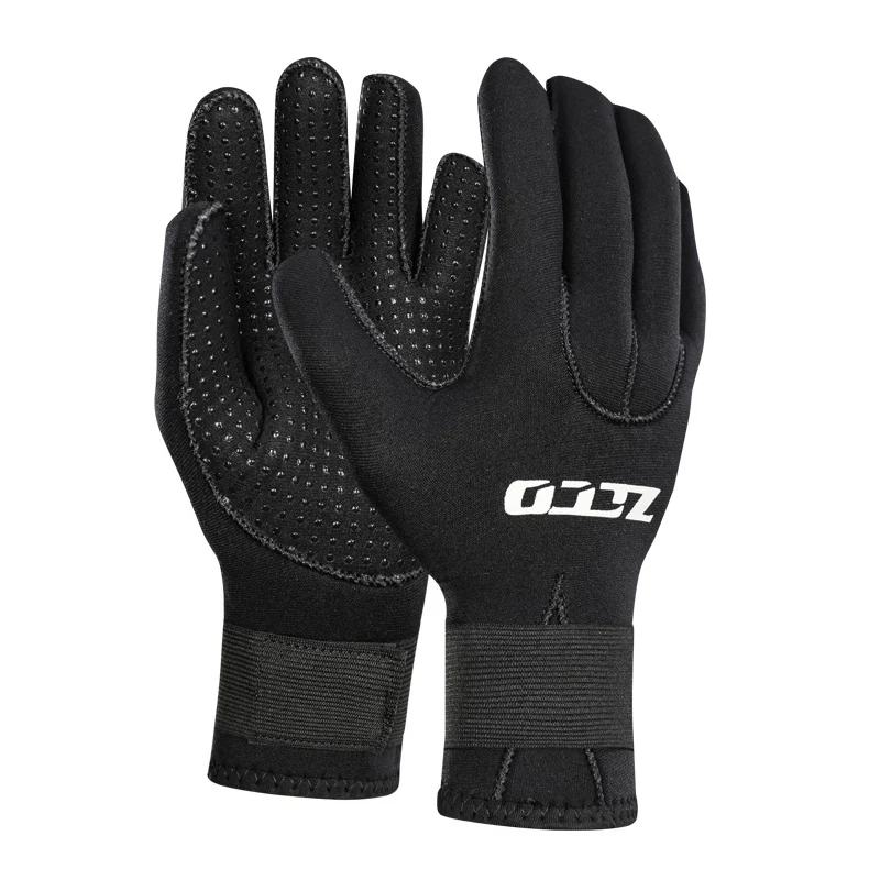 5 мм унисекс перчатки для дайвинга против царапин противоскользящие водонепроницаемые теплые регулируемые перчатки для плавания