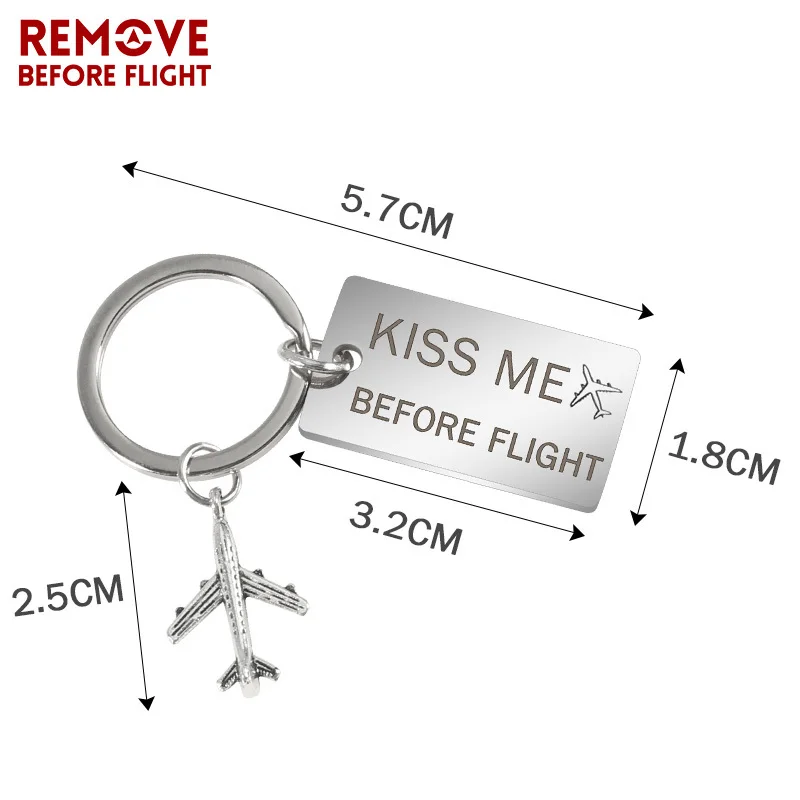 Kiss-Me-before-flight-Key-chain-Stainless-Steel-Engrave-Car-keychain-Key-Ring-Fashion-key-holder (1)