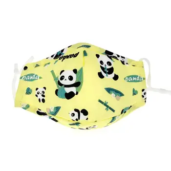 

Cute Kids Personal Mouth Mask Replaceable Filter Pad Washable Mouth-Muffle For Halloween Christmas