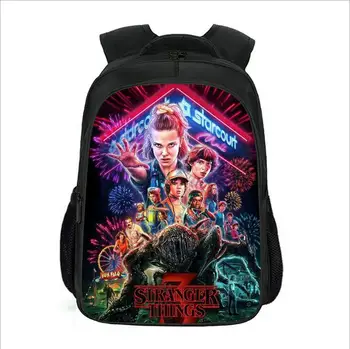 

Stranger Things Travel Backpack Kids Beautiful Rucksack New Pattern Boys Girls Teens School Mochila Laptop Bags for Men Women