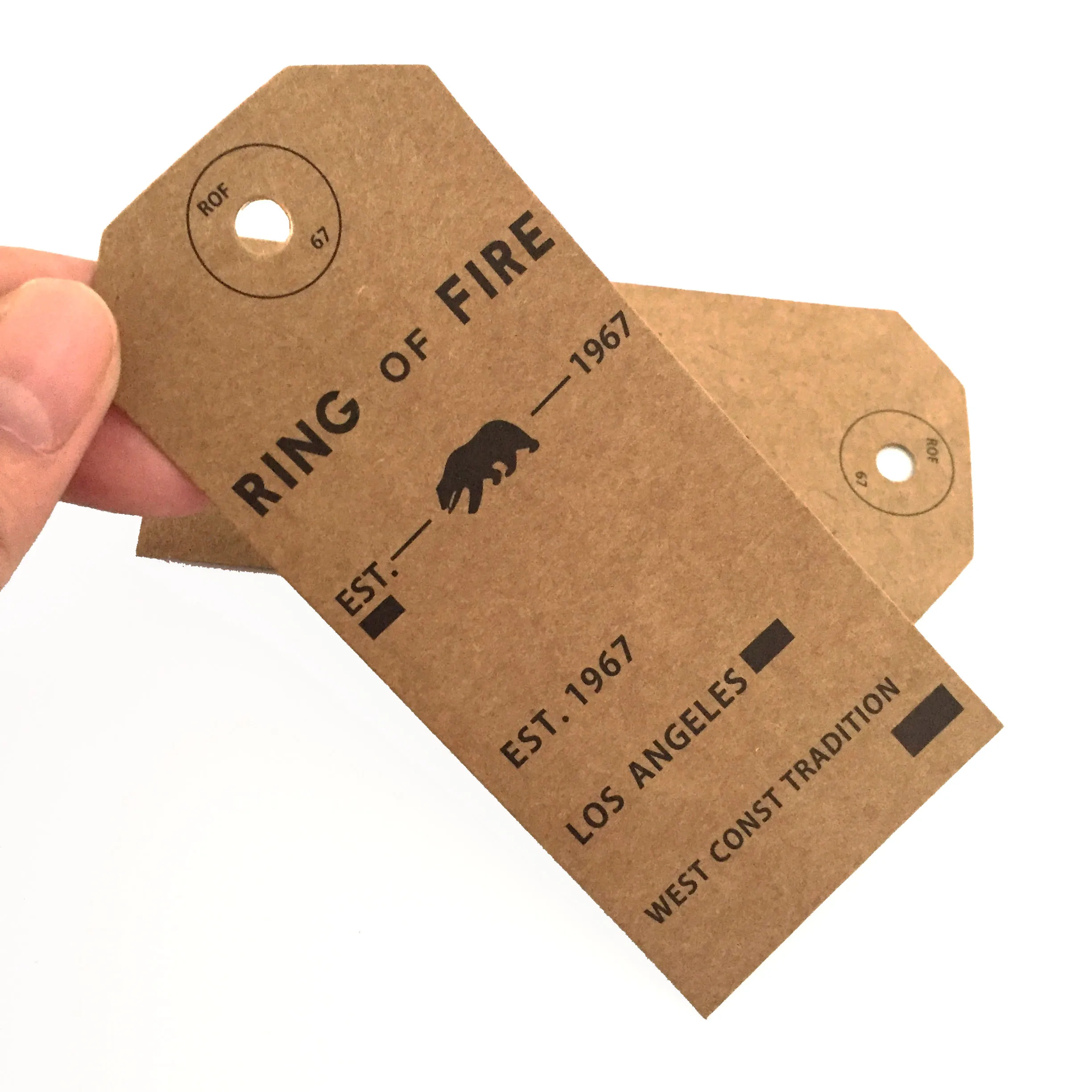 Brown Kraft Hang Tags, Eco-friendly, Recycled Tags