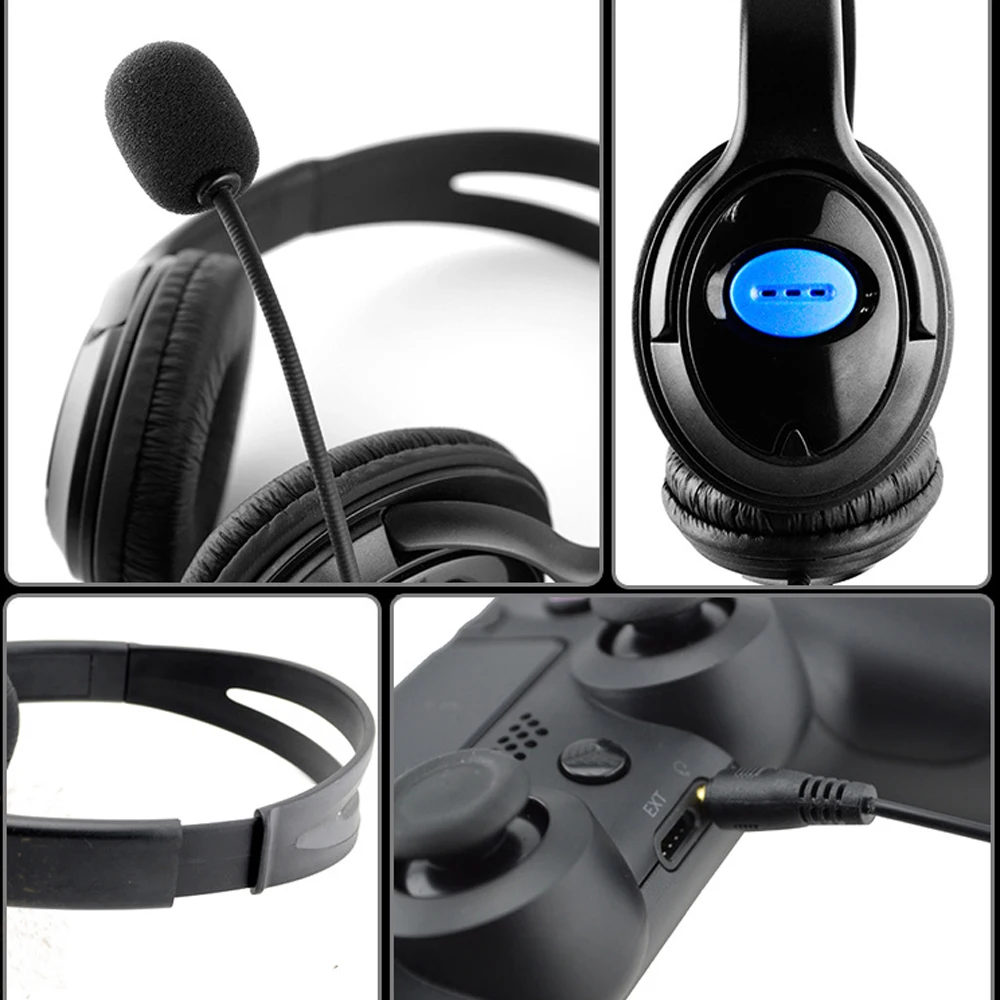 Gaming Headset For PS4 Wired Headphones With Microphone 2019 New 3 5mm Deep Bass Earphone With Mic for PS4 Sony PlayStation 4 PC