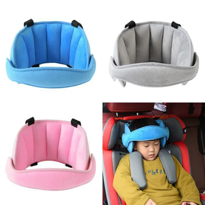 Toddler Car Seat Head Support Neck Pillow Strap Kids And Baby Safety