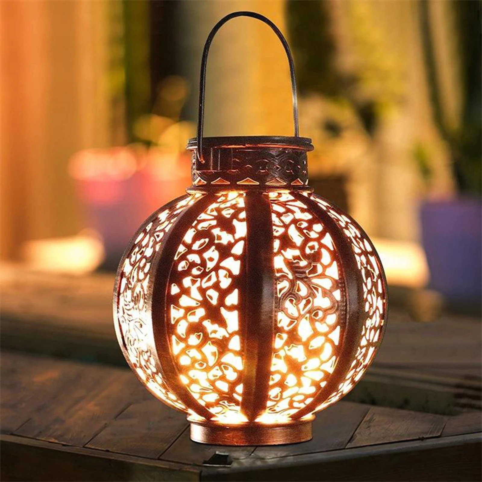 Solar Lantern Outdoor Hanging Lanterns Lighting Solar Powered IP65 for Garden Patio Pathway Deck Yard