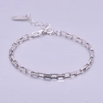 

MSWEIJIA Fashion Wild 925silver Chic Thick Chain Bracelet Minimalist breeze Bracelet 2020 NEW Bracelet For Women