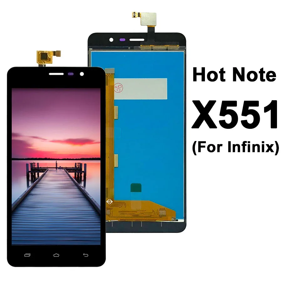Для Infinix Hot Note X551 ЖК дисплей кодирующий преобразователь сенсорного экрана в сборе
