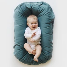 Tumbona portátil para bebé recién nacido, cama nido para niña y niño, cuna de algodón para bebé, capazo para guardería, cama para dormir