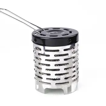 

Camping Camping Outdoor Heater Stainless Steel Stove Cover Outdoor Heater Fit Portable Safety Hiking