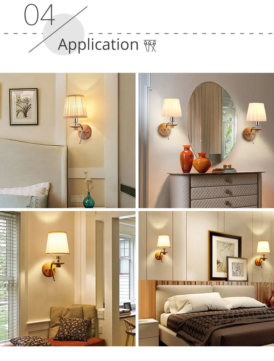Modern Glass LED Home Wall Lamp E14 Bulb Sconce Hotel Bedroom Living Room Fixtures Stair Wall Light Indoor Night Lighting (14)