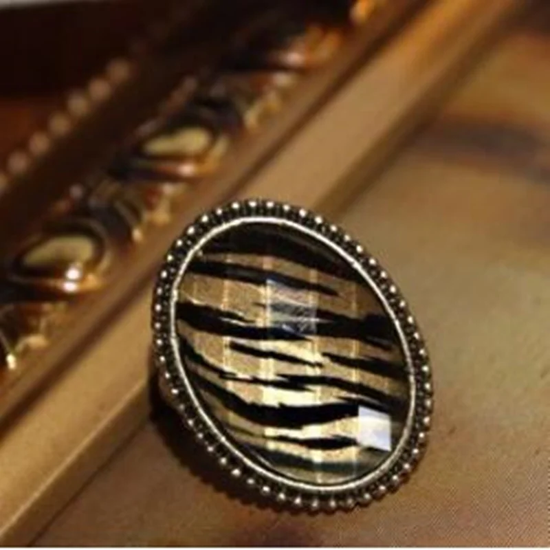 Винтажные розовые и белые стразы с большим опалом овальные свадебные кольца на