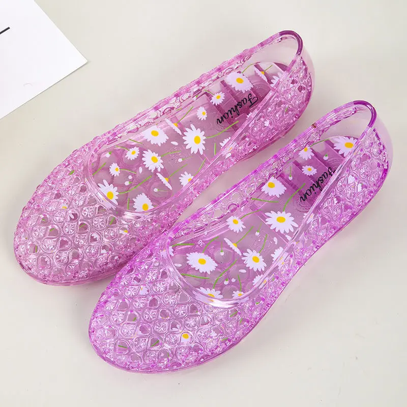 Women Sandals Soft Sole Slippers Comfortable Sandals New sandals slippers crystal sandals female bird's nest Baotou breathable soft bottom home mother V213