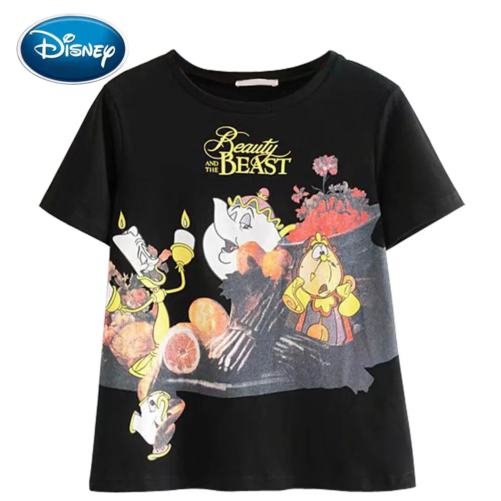 Disney Fashion Beauty and the Beast подсвечник с буквами чайник рисунком женская футболка