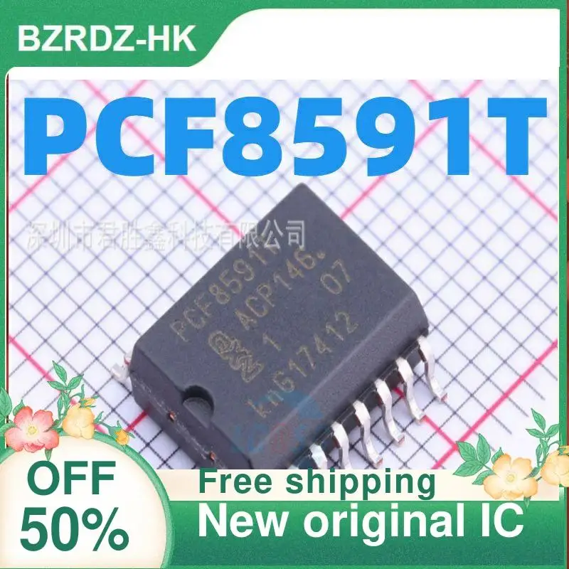 

5 шт. PCF8591 PCF8591T SOP-16 новый оригинальный IC