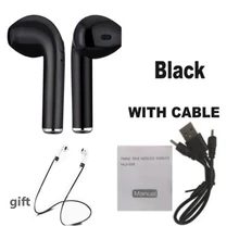 I7s TWS Bluetooth наушники-вкладыши беспроводные наушники мини музыкальный наушник спортивные наушники гарнитура с беспроводными наушниками кабели