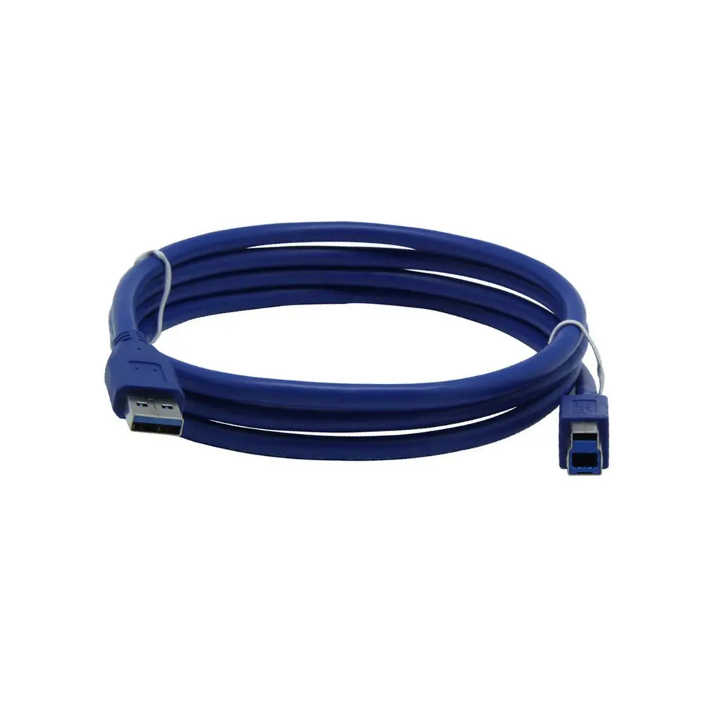 USB 3 0 кабель для принтера типа A папа B сканера высокоскоростной Черный удлинитель
