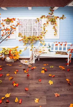 

Autumn Yellow Maple Fallen Leave Child Party Photo Background Photography Backdrop Photo Studio