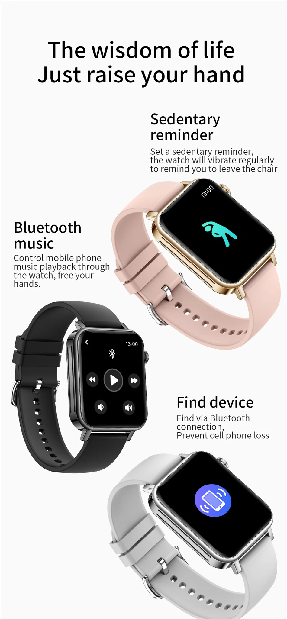 2022 Bluetooth Call Smart Watch Women Custom Dial Watches Men Heart Rate Blood Pressure Menstrual Period Measurement Smartwatch