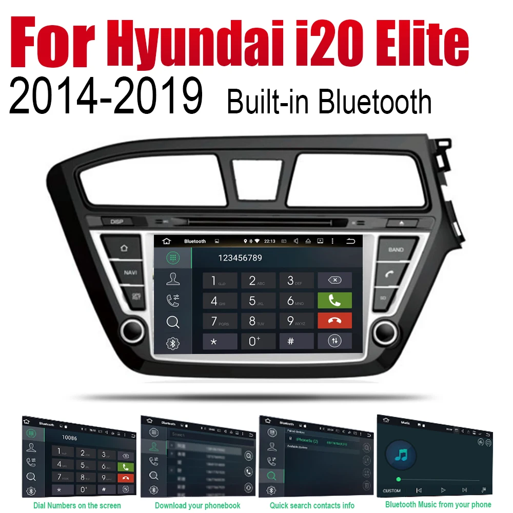 ZaiXi Android автомобильный DVD GPS Navi для hyundai i20 Elite~ плеер навигация WiFi Bluetooth mulitмедиа система аудио RHD