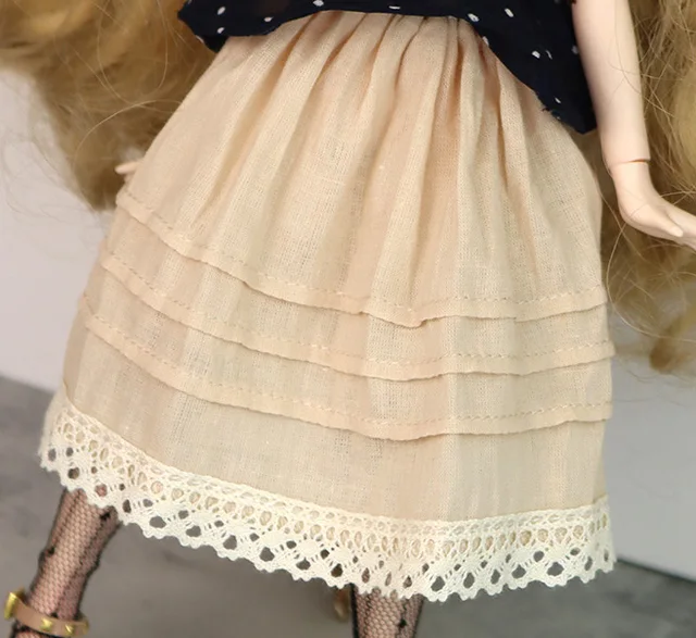 1PCS Blyth doll clothes fashion floral small shirt, casual dress for 28-30cm Blyth Azone OB22 OB24 doll accessories XB--017--E