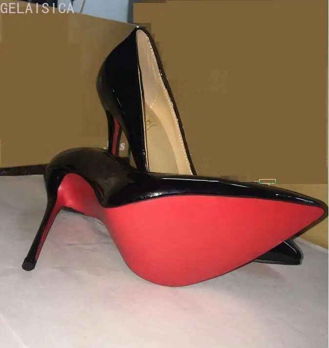 Women Red Pumps Shoes New Patent Leather 8 10 12cm  Women Sexy High Heels Shoes Office Shoes Women's Wedding Shoes Party Shoes