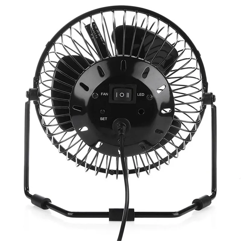 Ventilateur de Bureau Horloge USB