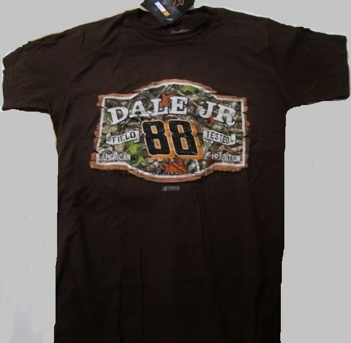 DALE EARNHARDT JR #88 FIELD TESTED TRUETIMBER BROWN TEE SHIRT - CLEARANCE | Мужская одежда