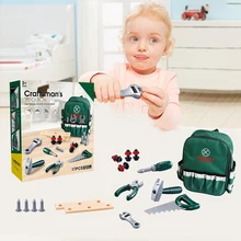 15 шт. с 1 рюкзаком ручные инструменты набор ремонтных комплектов инструмент для разборки креативная игрушка для ролевых игр детский подарок