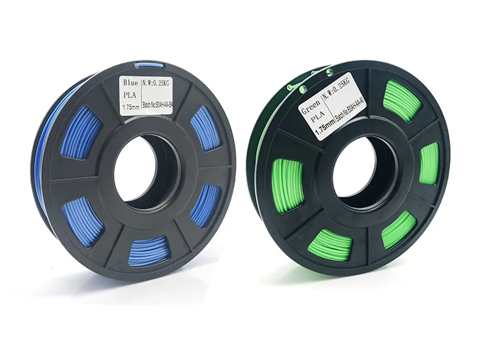 blue and green 3d принтер PLA Филамент 1,75 мм Филамент мерная точность+/-0,03 мм 0,25 кг 3D 0 печатный материал для 3d принтера RepRap - Цвет: blue and green