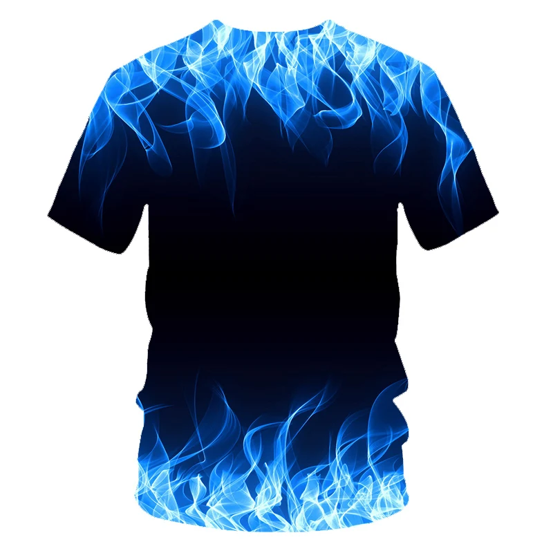 Баскетбольная огненная 3d футболка для мужчин и женщин, повседневные принтованные футболки, летние топы, Харадзюку, хип-хоп Уличная одежда, забавные качественные футболки больших размеров s