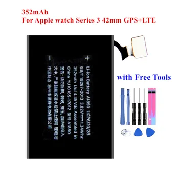 

Top Battery A1850 For Apple Watch 3 42mm Series3 S3 GPS+LTE Version 352mAh +Tools