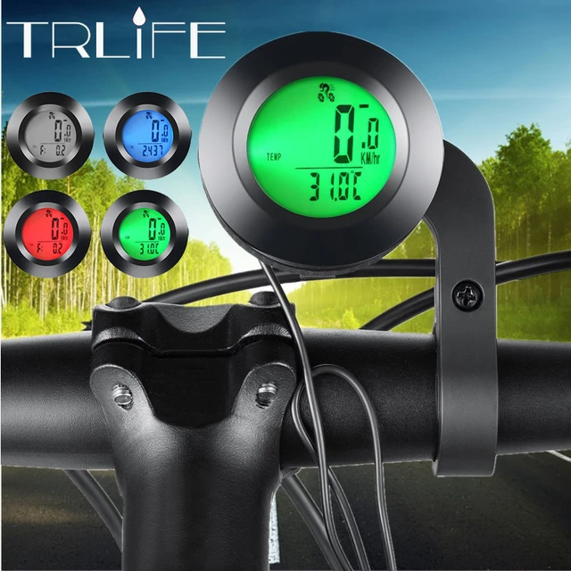 TRLIFE-ordenador inalámbrico para bicicleta de montaña, odómetro de tres  colores, resistente al agua - AliExpress