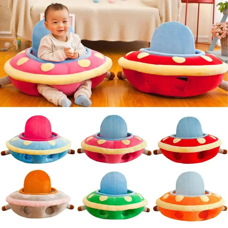 Bébé canapé Support housse de siège en peluche apprendre à s'asseoir chaise doux enfant en bas âge nid couverture peau pour bébé canapé alimentation infantile sans remplissage