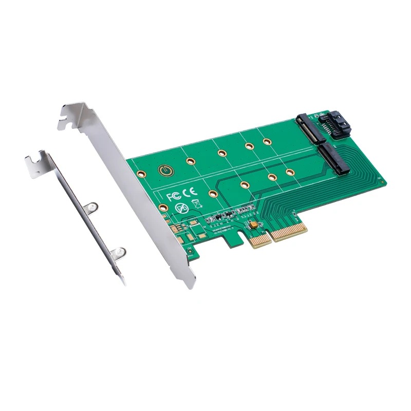 PCIe x4 к NGFF(PCIe) SSD+ SATA к NGFF(SATA) адаптер конвертер карта Бесплатный привод