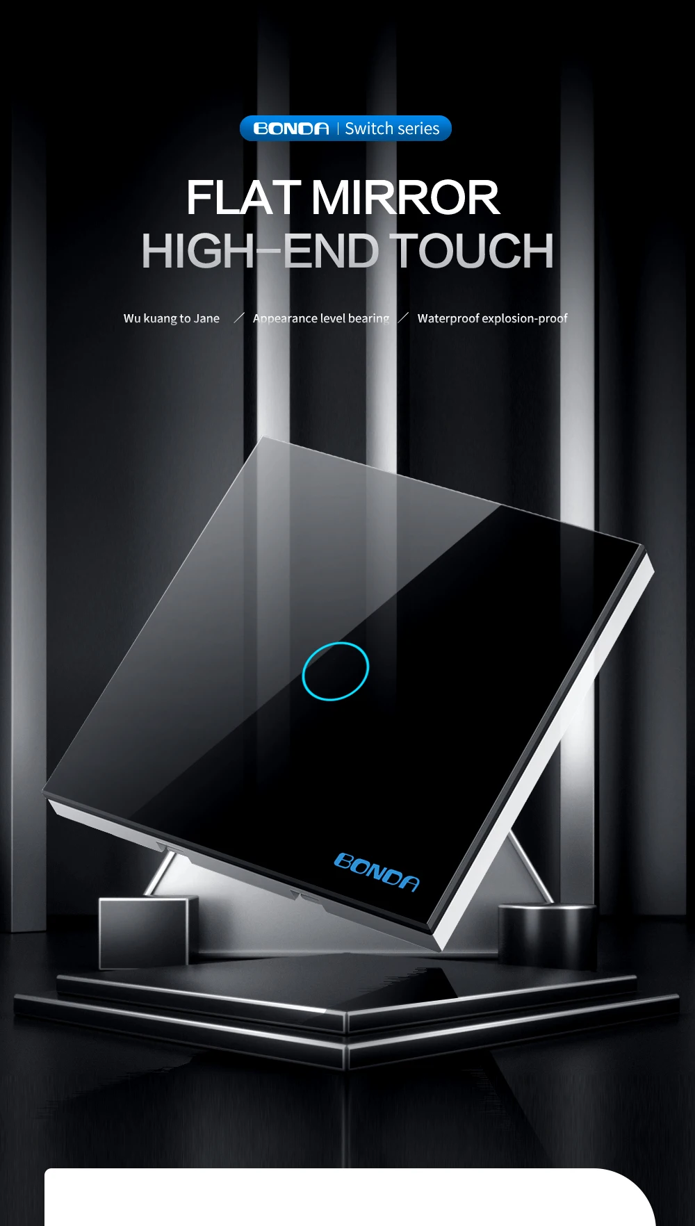 da ue cristal temperado painel vidro 1