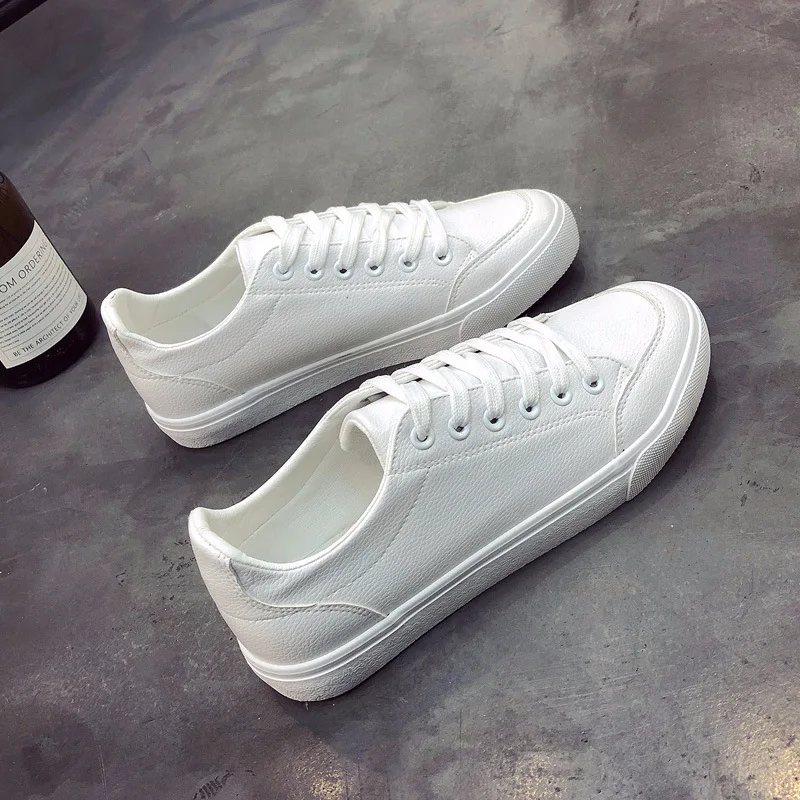 

Women Canvas Shoes women casual flats heart lace-up fashion female spring/autumn shoes solid white Sneakers zapatos de mujer