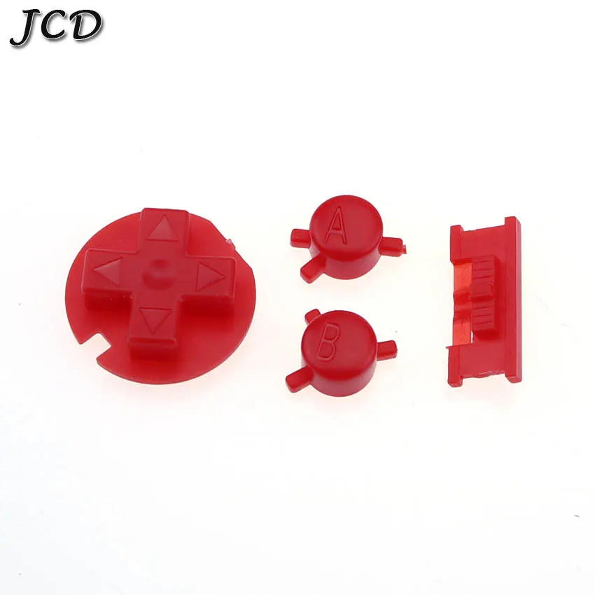 JCD пластиковые кнопки включения выключения для Gameboy color GBC цветные кнопки для GBC D колодки A B кнопки - Цвет: red