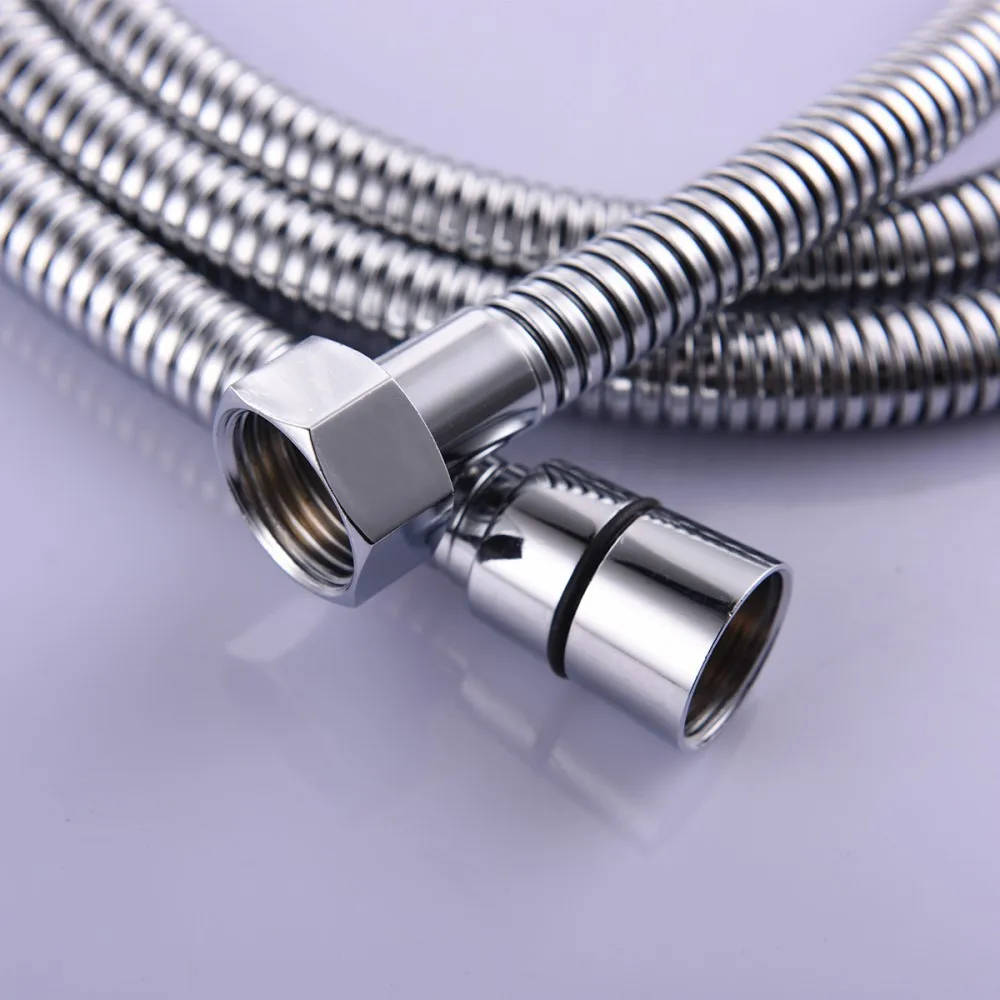 

Chrome Plated Stainless Steel Encrypted Shower Hose Handheld Shower Explosion-proof Hose Extension Tube